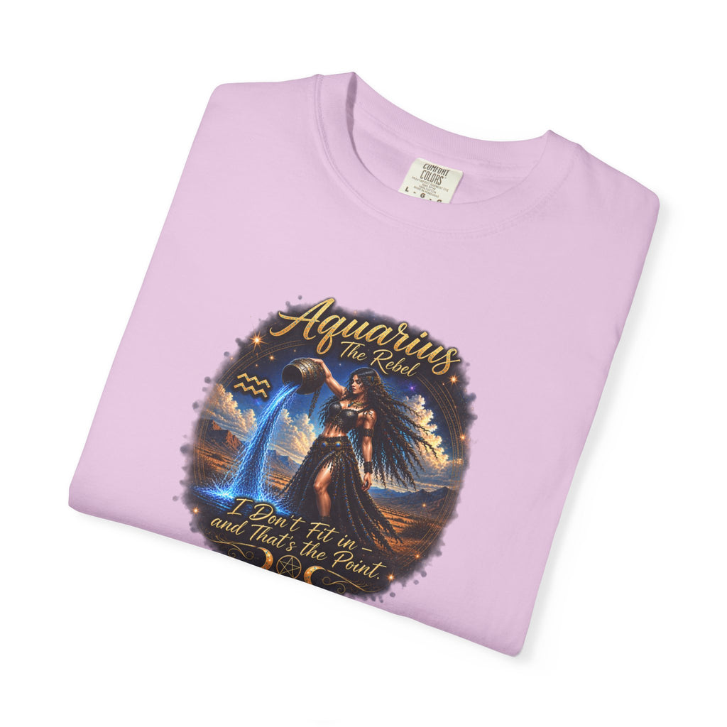 Aquarius "The Rebel" Zodiac T-Shirt – Water Bearer Astrology Tee Zodiac Sign