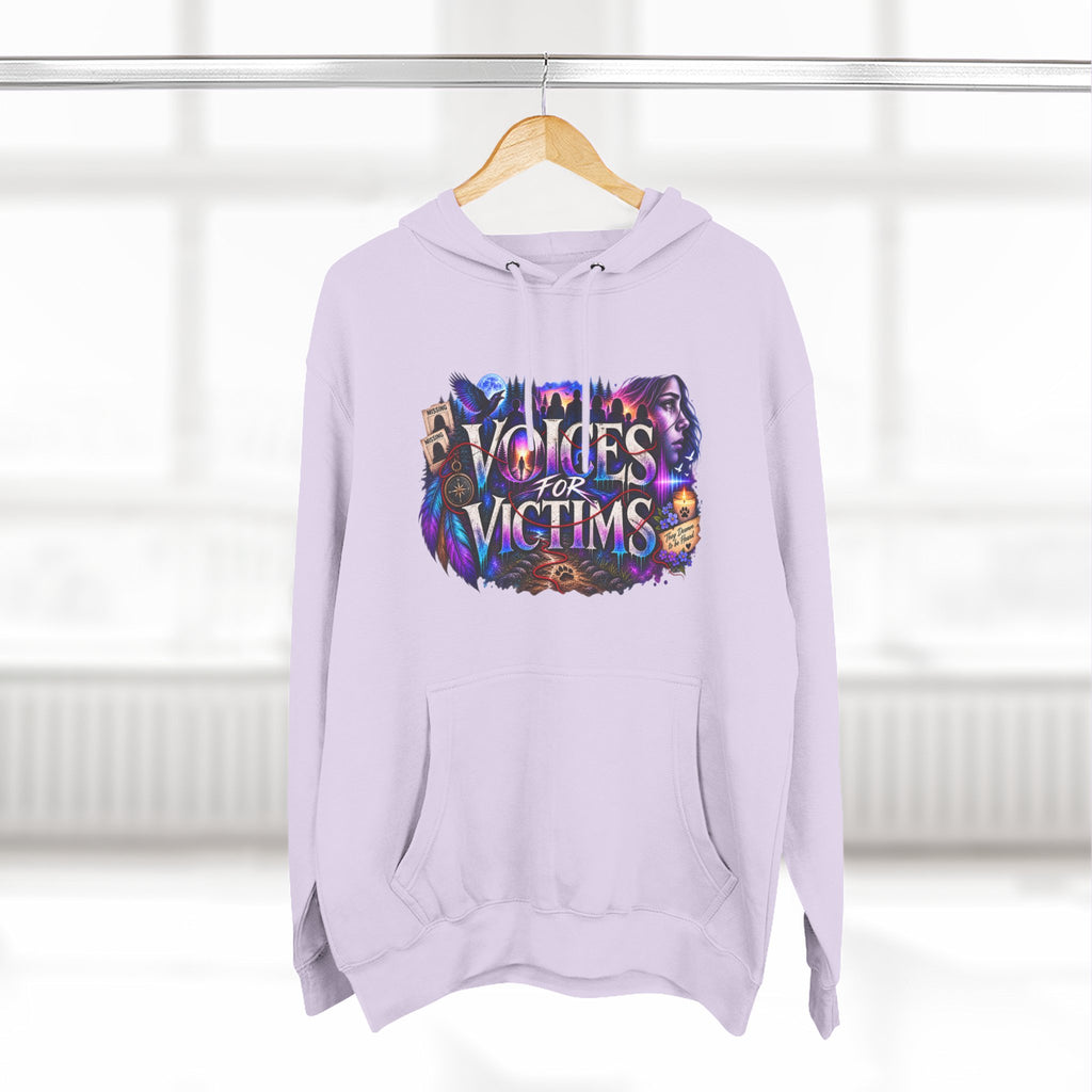 Voices for Victims Graphic Hoodie — Support & Awareness Pullover