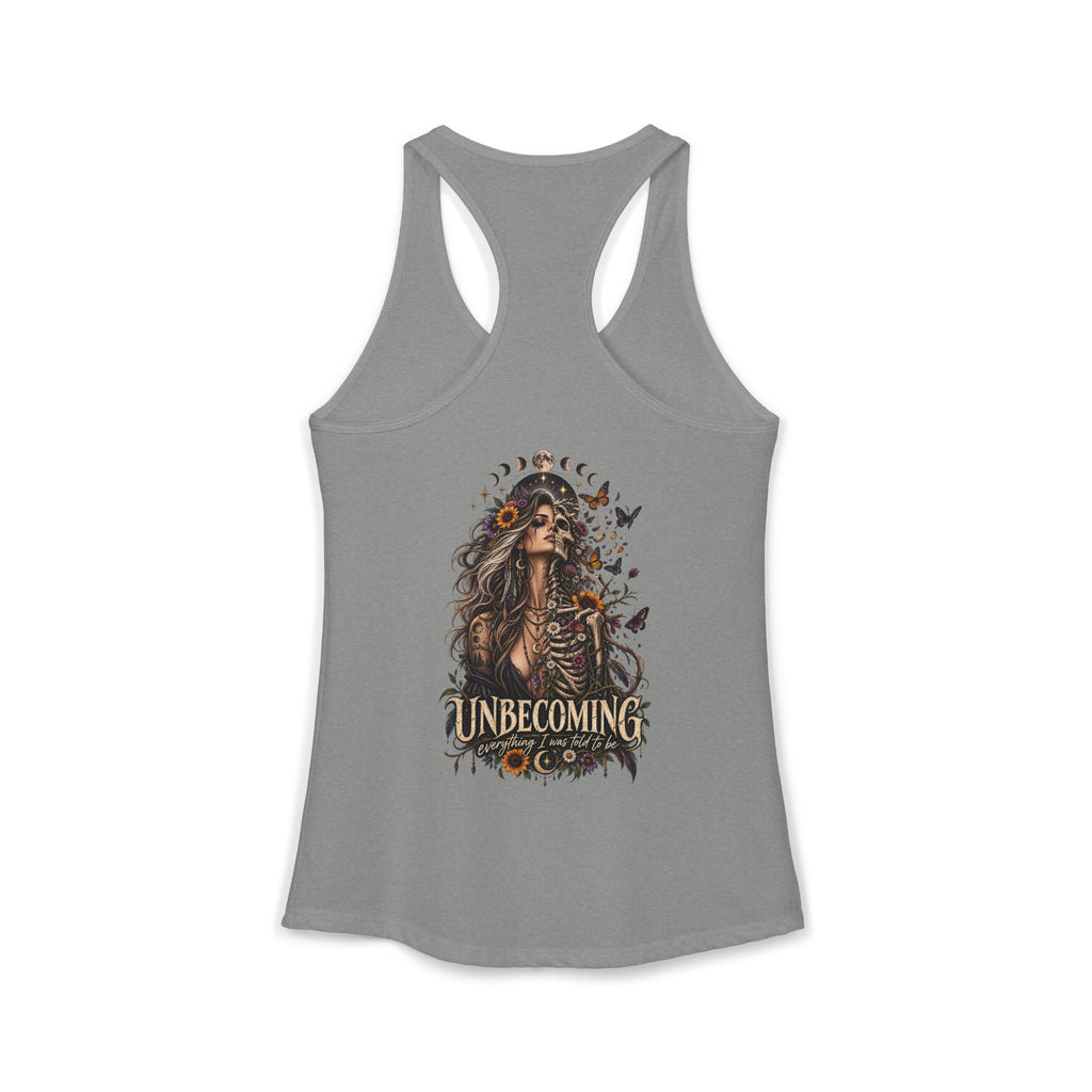 Unbecoming Woman Skeleton Gothic Tank