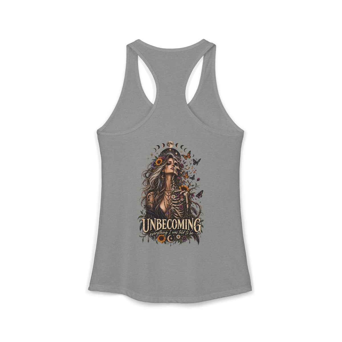 Unbecoming Woman Skeleton Gothic Tank