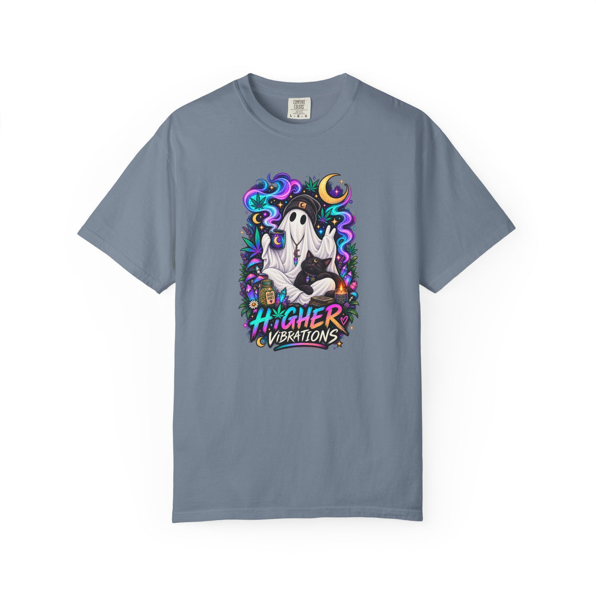 Higher Vibrations Ghost Graphic T-Shirt