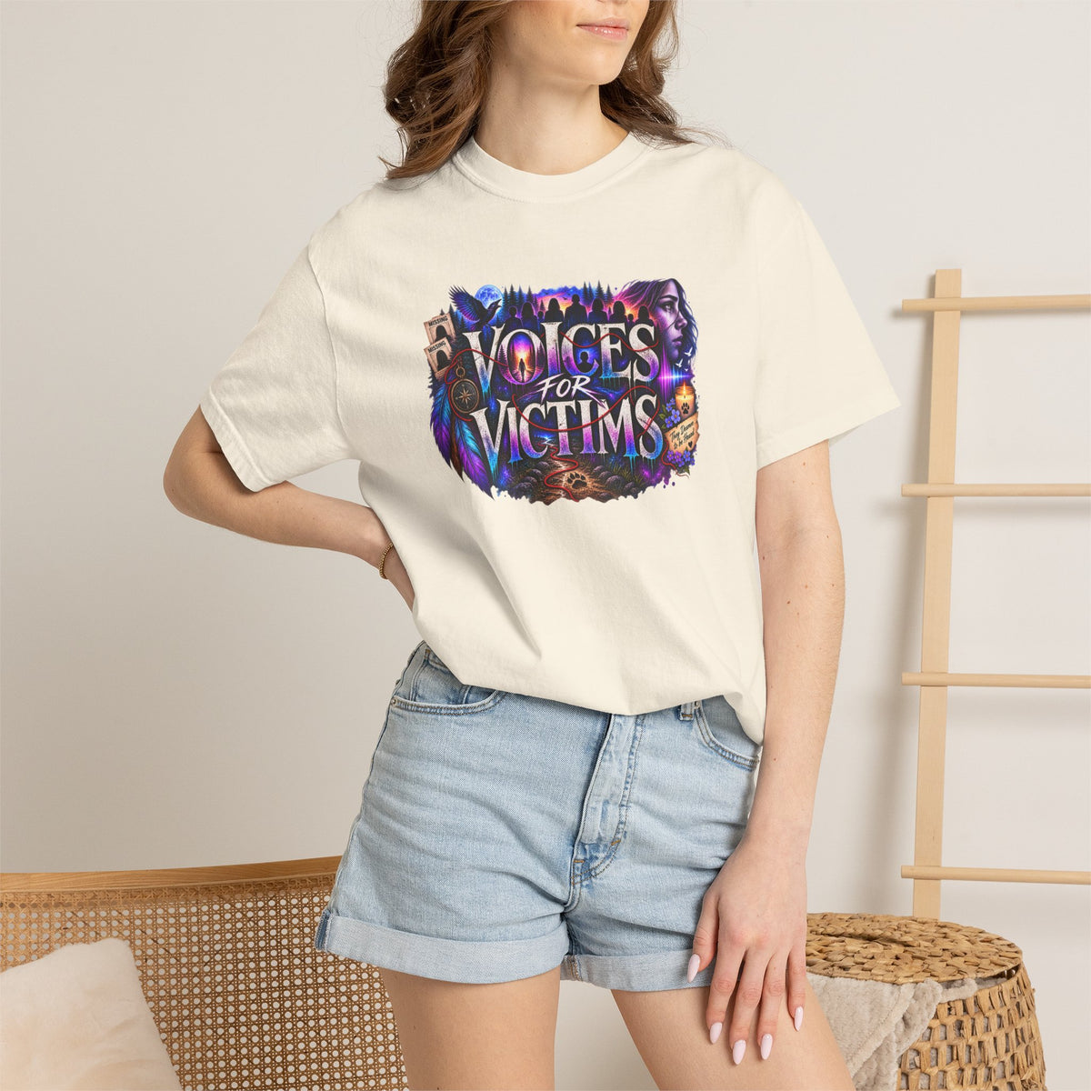 Voices for Victims Graphic T-Shirt — Support & Awareness Tee