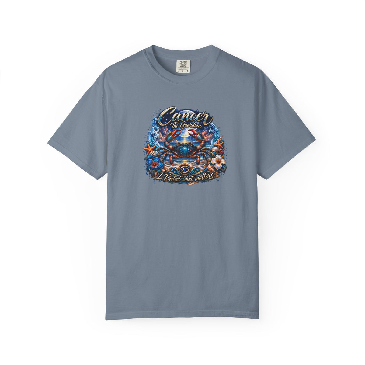 Cancer The Guardian Zodiac Tee- Born Devoted