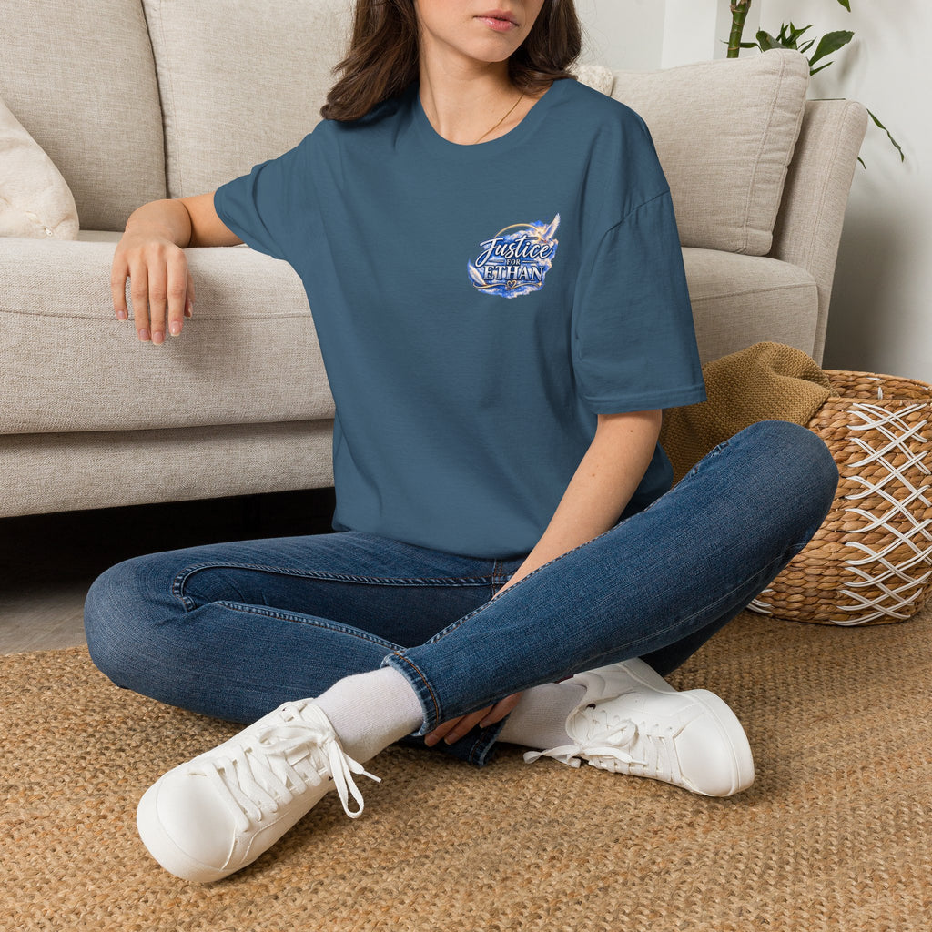 T-Shirt — "Justice for Ethan" " Your story still matters" Memorial Tee ( Angel Wing Edition)