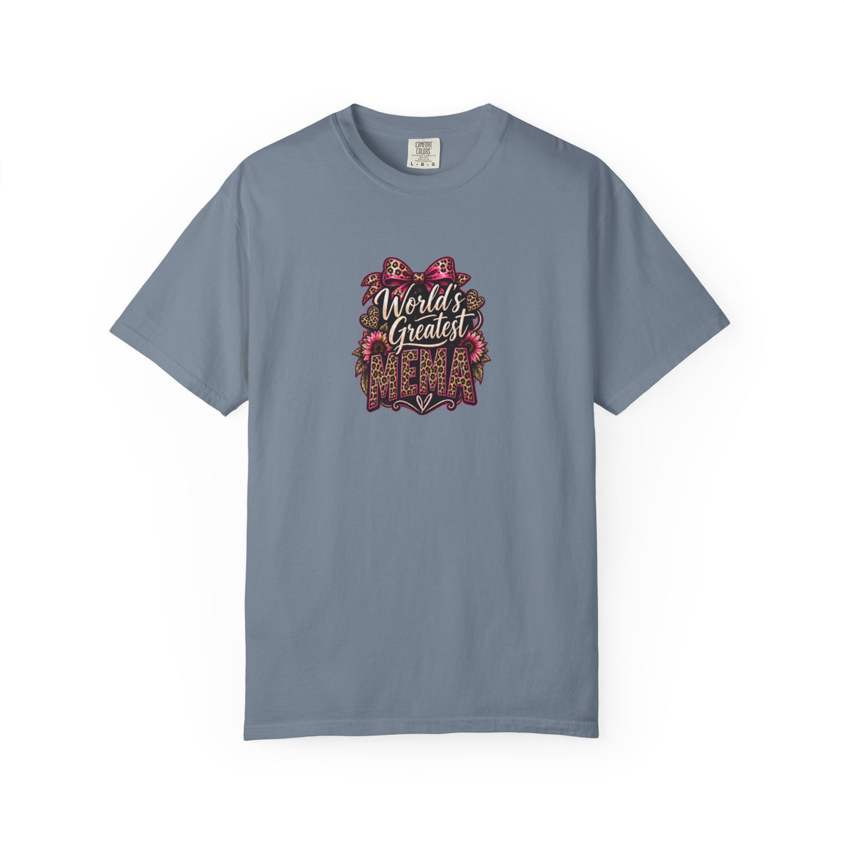 T-Shirt — "World's Greatest Mama" Floral Graphic Tee