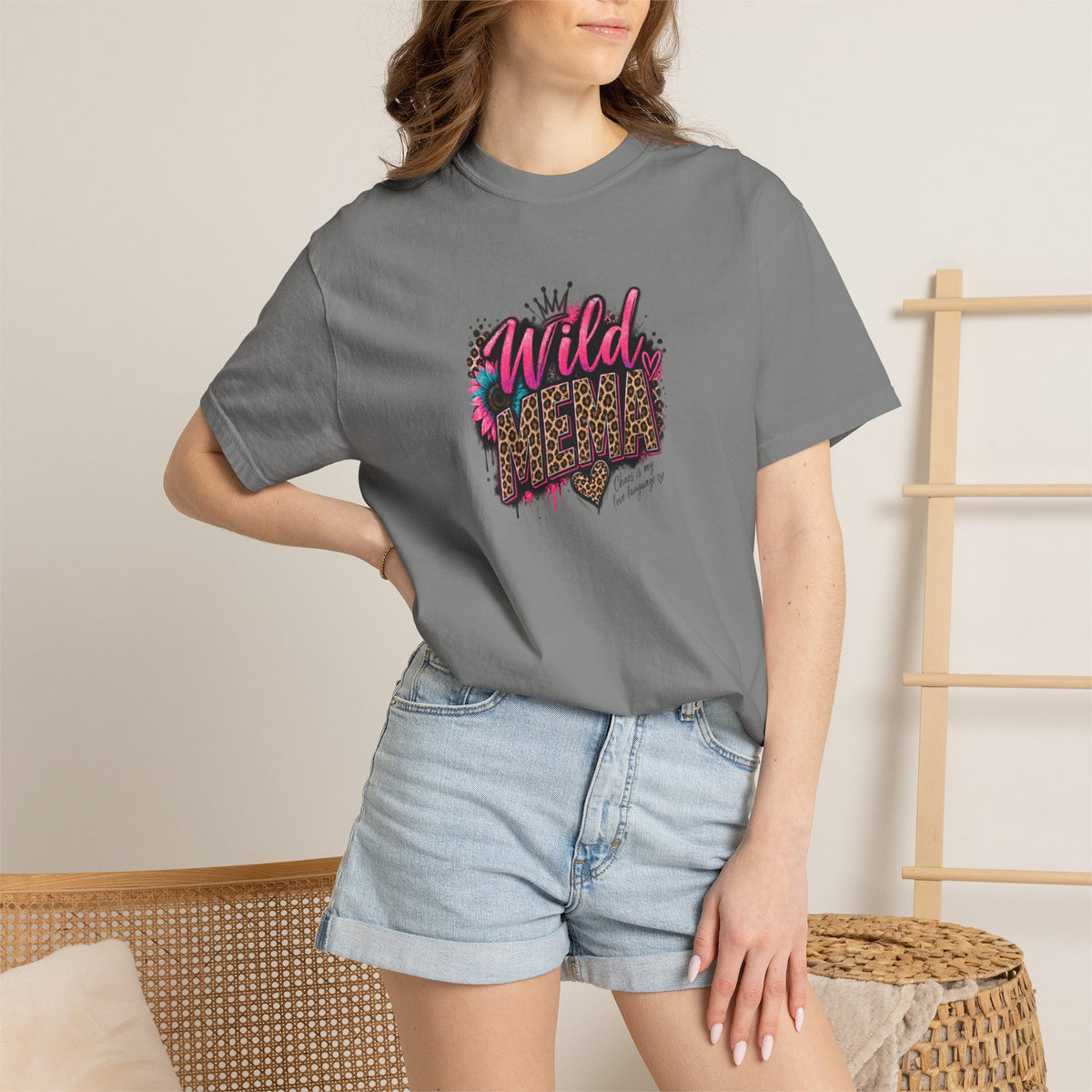 Wild MEMA Leopard Graphic T-Shirt