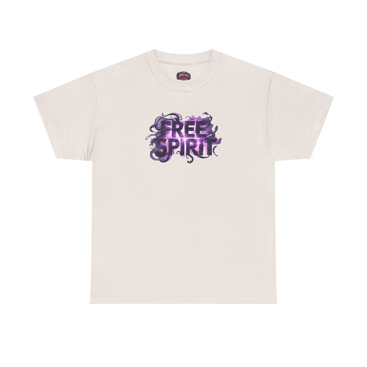 Free Spirit Tee — Purple Galaxy Wings Graphic T-Shirt