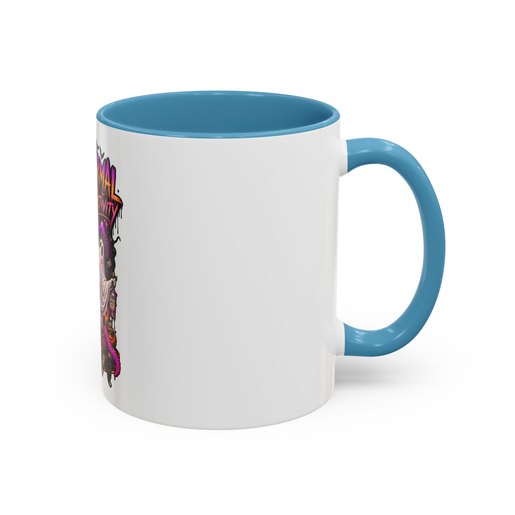Coffee Mug — 'Paranormal Activity' Ghost Pole Dancing Halloween Accent Mug (11/15oz)
