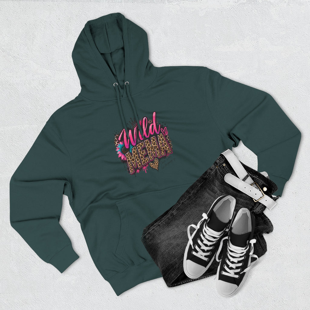 Wild Heart MEMA Leopard Print Hoodie — Women’s Trendy Graphic Pullover