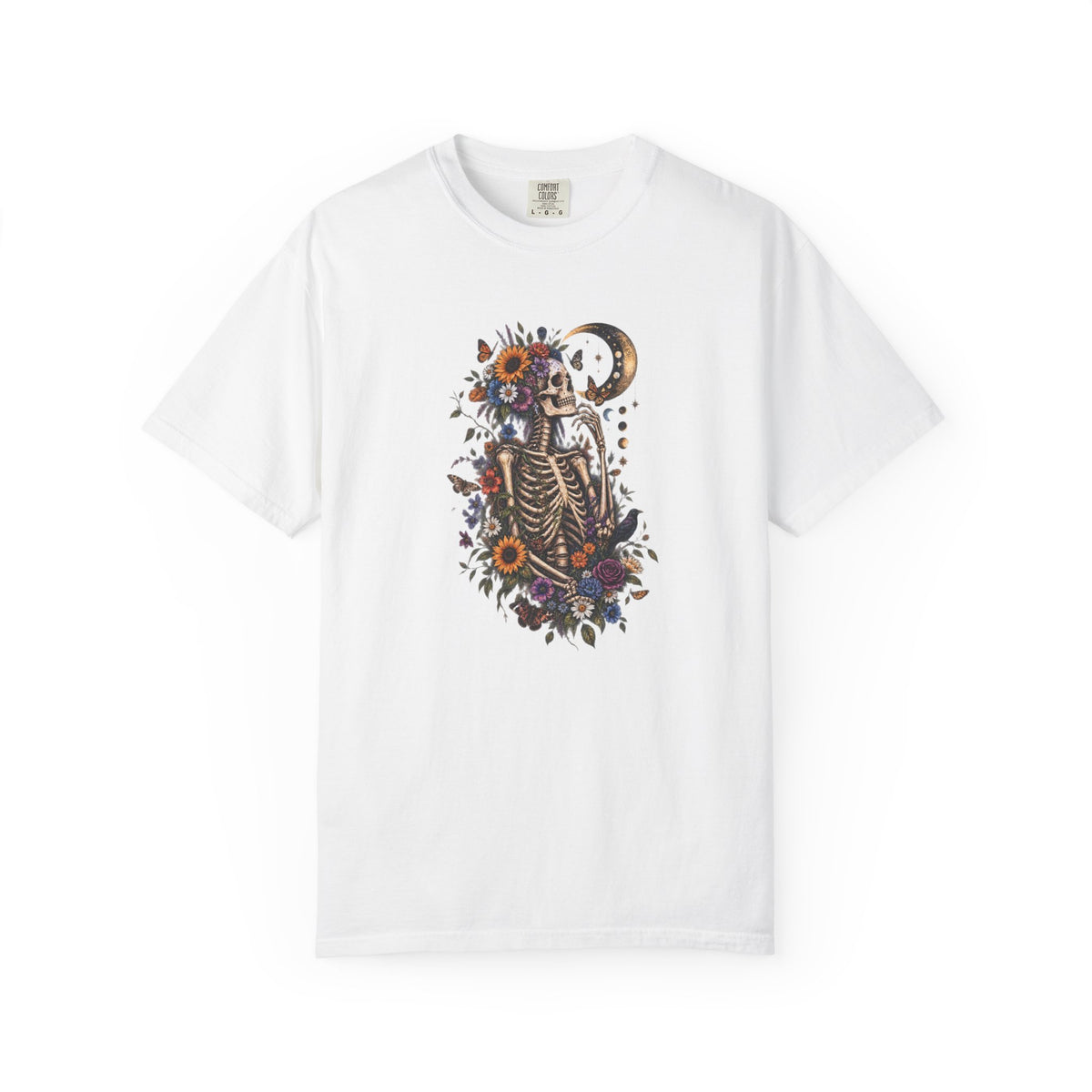 Floral Skeleton T-Shirt — Gothic Floral