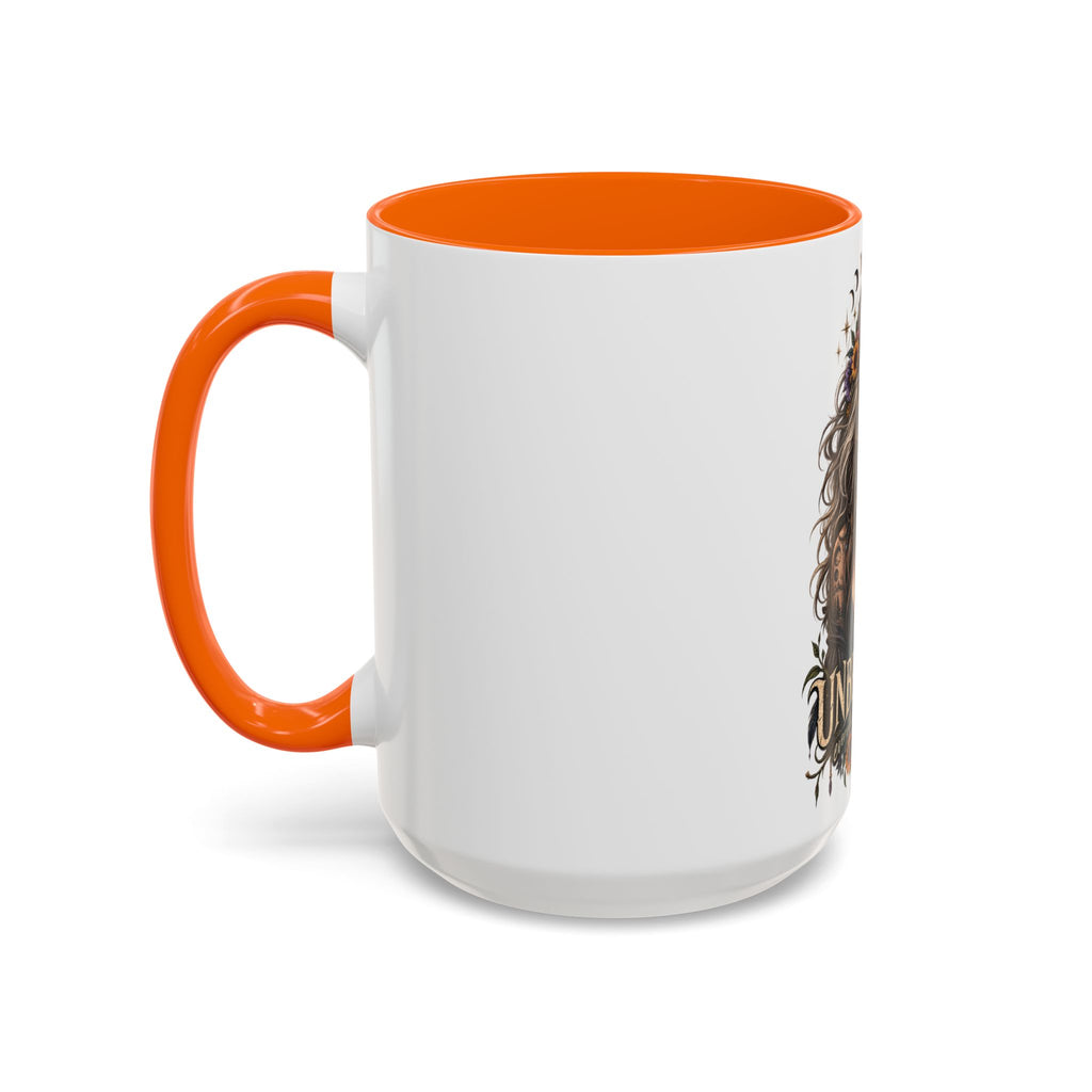 Ghost Hug Mug — Cute Ghost Holding Black Cat Accent Coffee Mug (11/15oz)