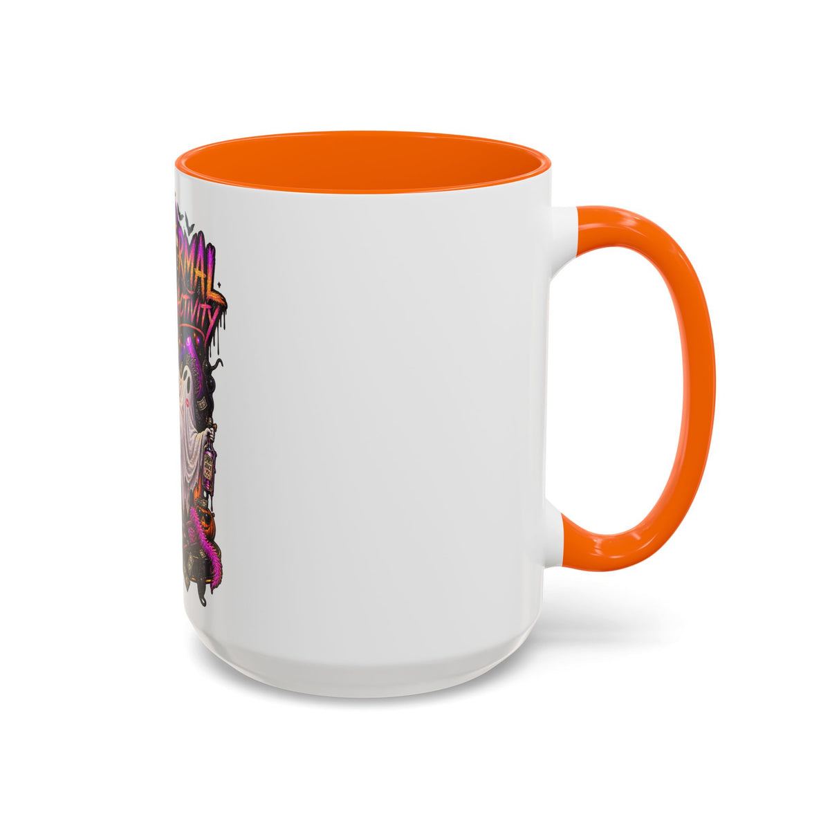 Coffee Mug — 'Paranormal Activity' Ghost Pole Dancing Halloween Accent Mug (11/15oz)
