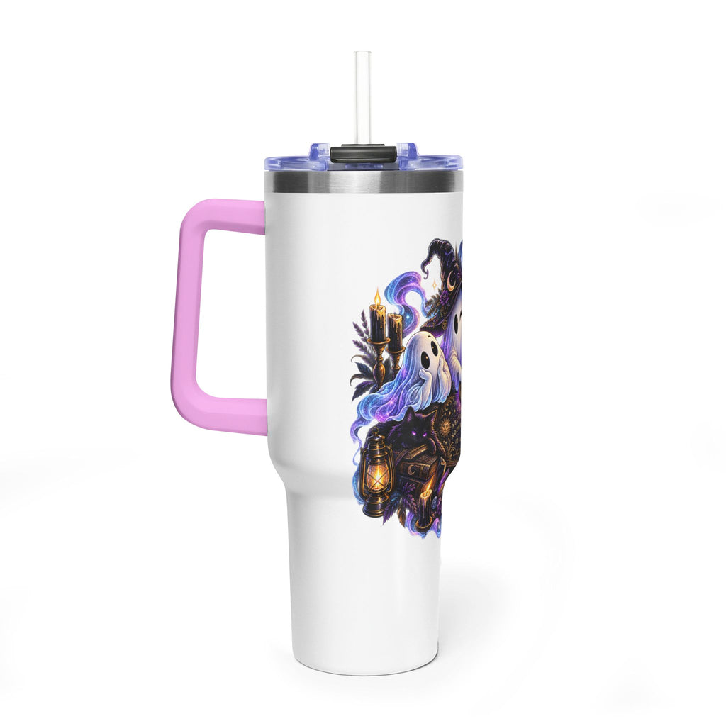 Ghost Crew 40oz Thermal Tumbler — Cute Halloween Ghosts Design