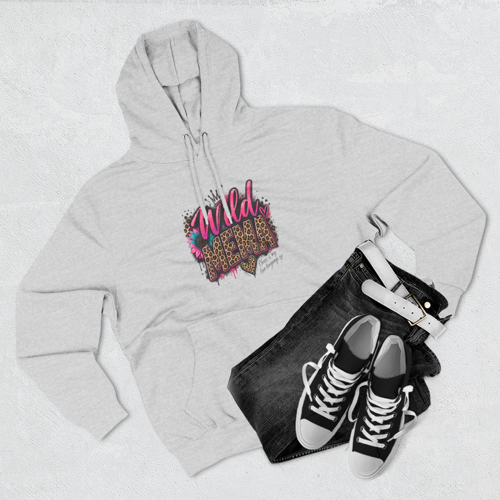 Wild Heart MEMA Leopard Print Hoodie — Women’s Trendy Graphic Pullover