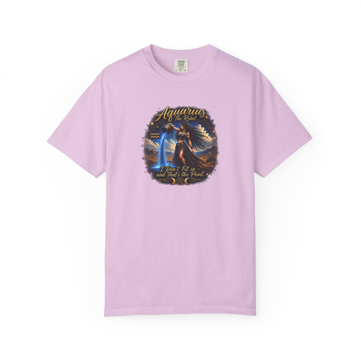 Aquarius "The Rebel" Zodiac T-Shirt – Water Bearer Astrology Tee Zodiac Sign
