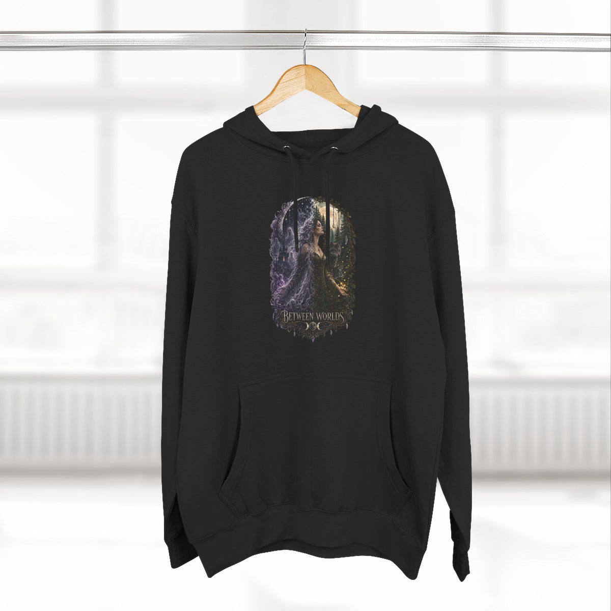 Witchy Between Worlds Ghostly Gothic Hoodie