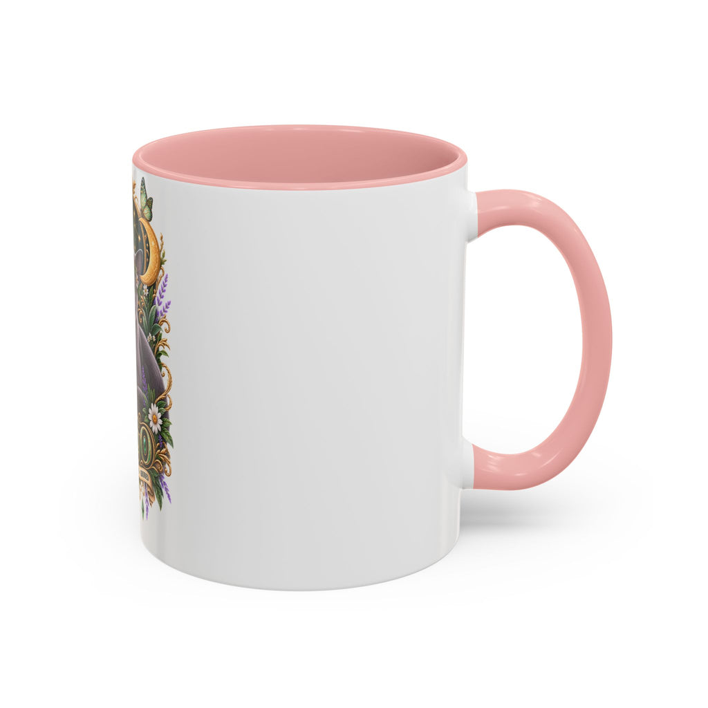 Virgo Russian Blue Cat Accent Coffee Mug — Zodiac Astrology Horoscope Gift (11/15 oz)