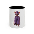 Sphynx Cat in Purple Towel Accent Coffee Mug (11/15 oz)