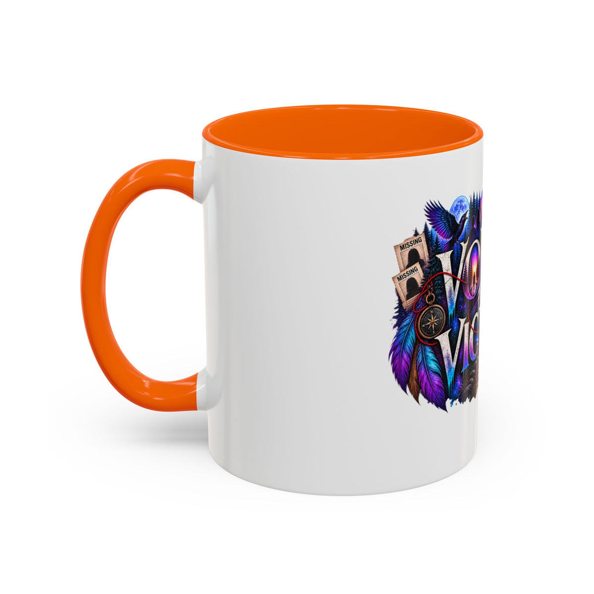 Voices for Victims Accent Coffee Mug – Advocacy & Support Ceramic Mug (11/15oz)