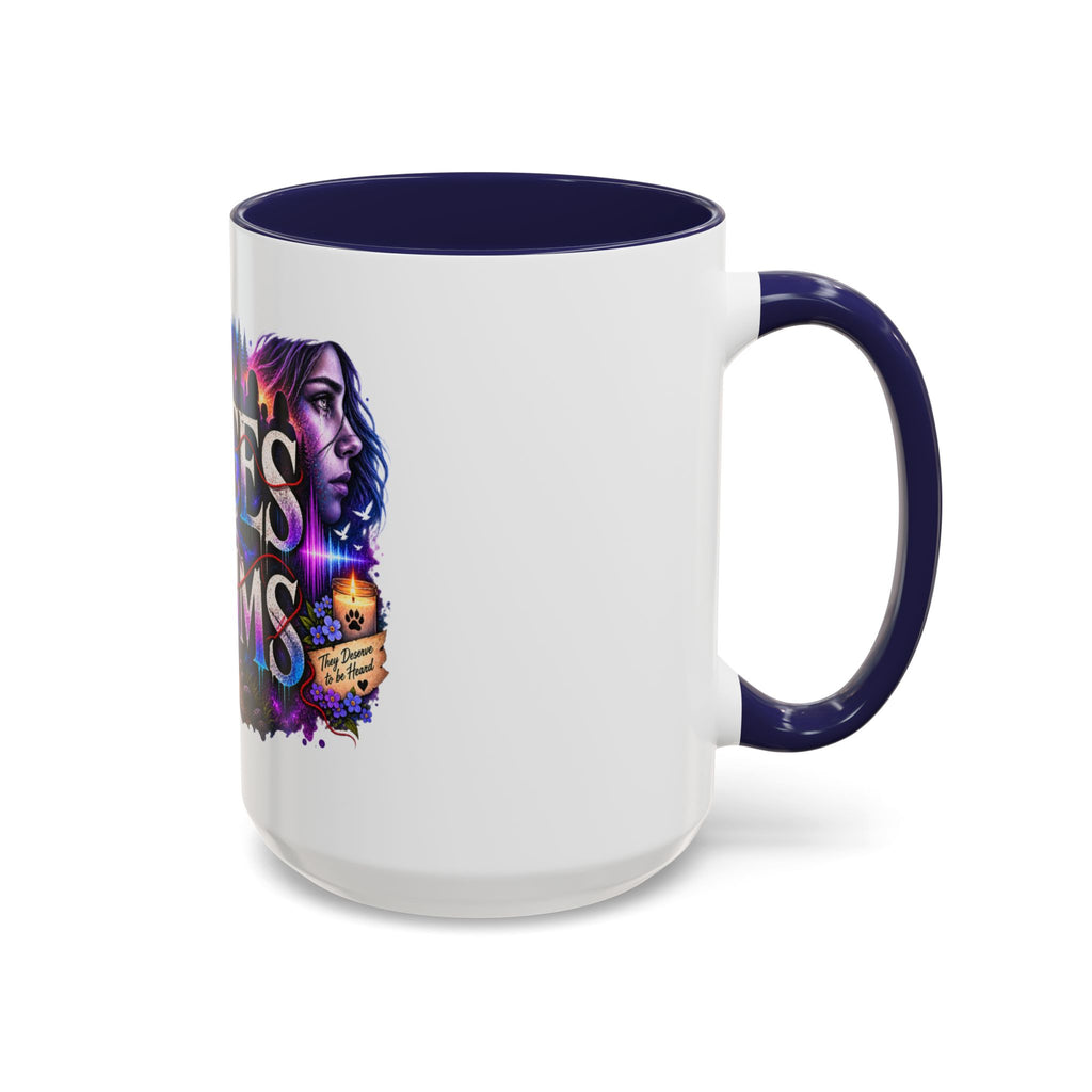 Voices for Victims Accent Coffee Mug – Advocacy & Support Ceramic Mug (11/15oz)