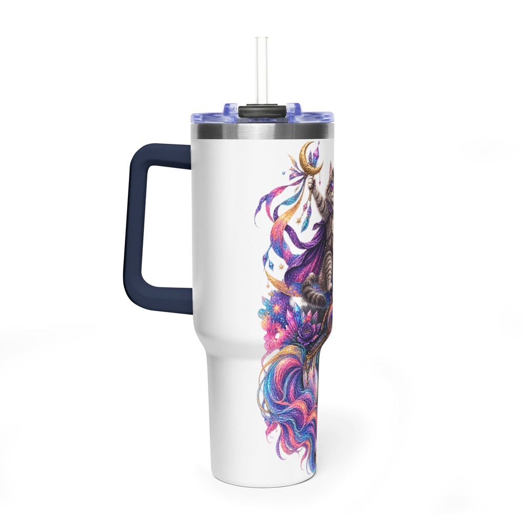 40oz Magical Unicorn Cat Tumbler – Colorful Fantasy Vacuum Insulated Cup