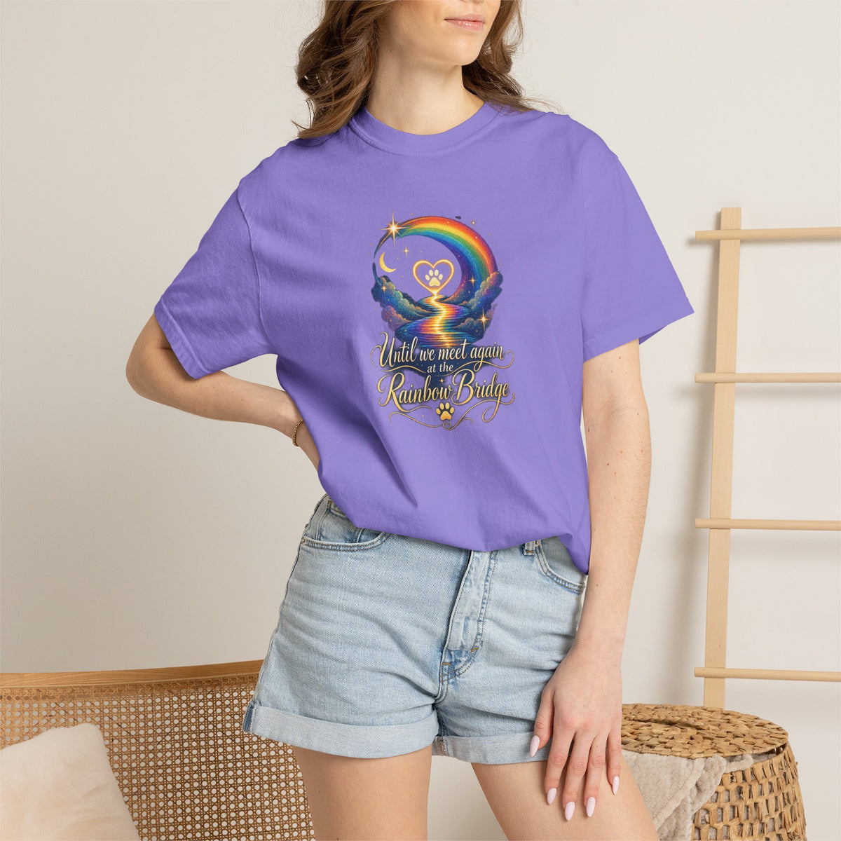 Until we meet again- Rainbow Bridge Memorial tee