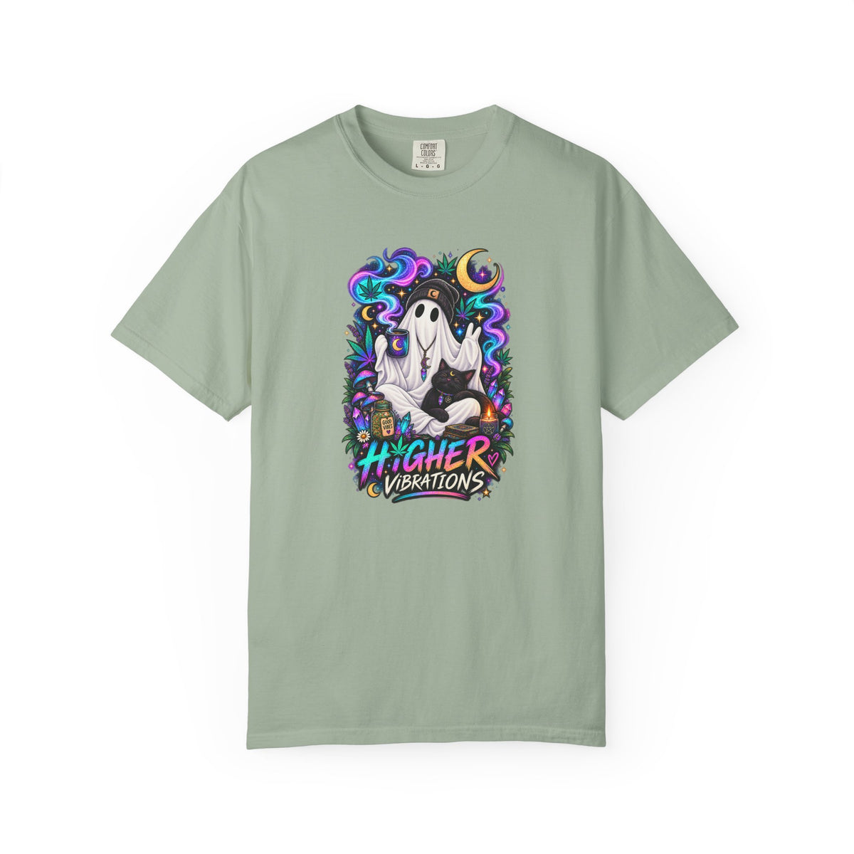 Higher Vibrations Ghost Graphic T-Shirt