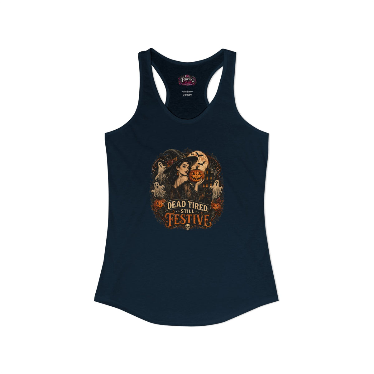 Dead Tired Humor Halloween Tank