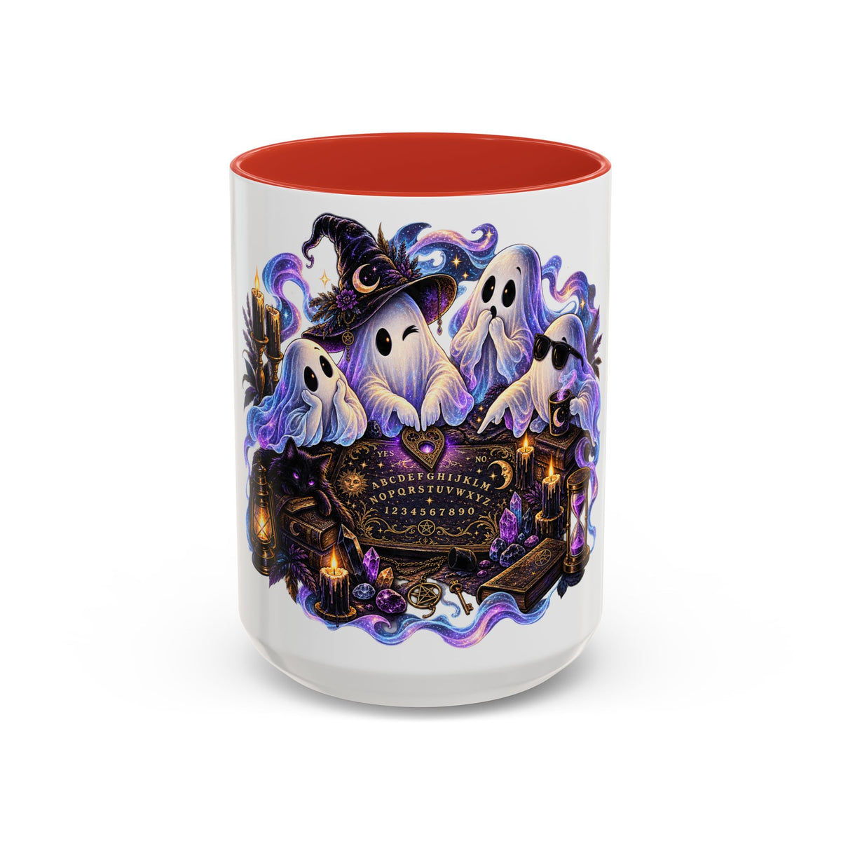 Halloween Ghost Ouija Accent Coffee Mug (11/15oz)