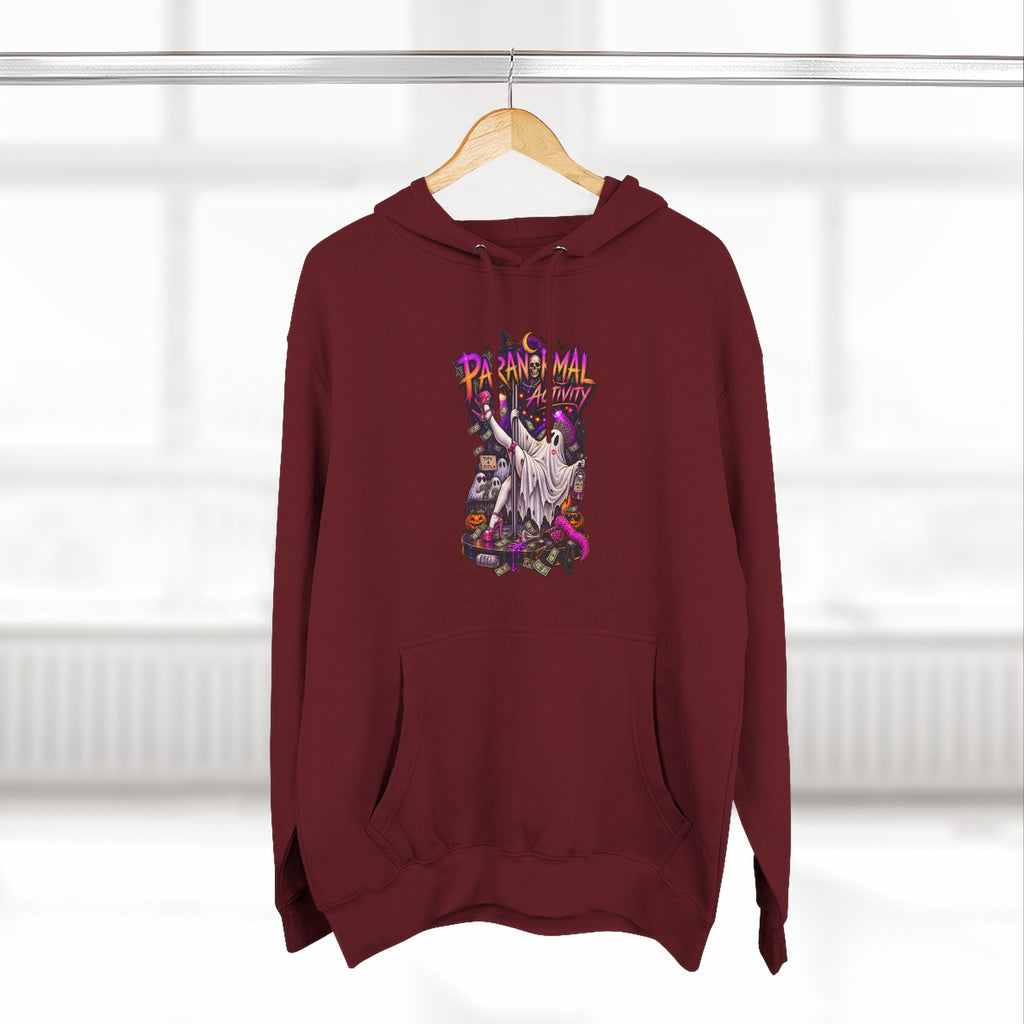 Paranormal Activity Ghost Pole Dancing — Retro Halloween Graphic Pullover