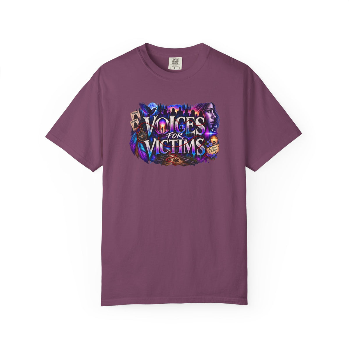 Voices for Victims Graphic T-Shirt — Support & Awareness Tee