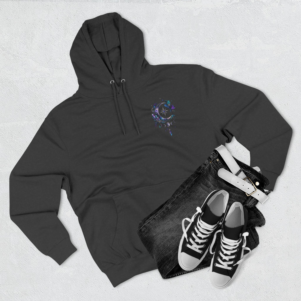 Mystic Moon Hoodie — "Trust the Signs" Celestial Fleece Pullover