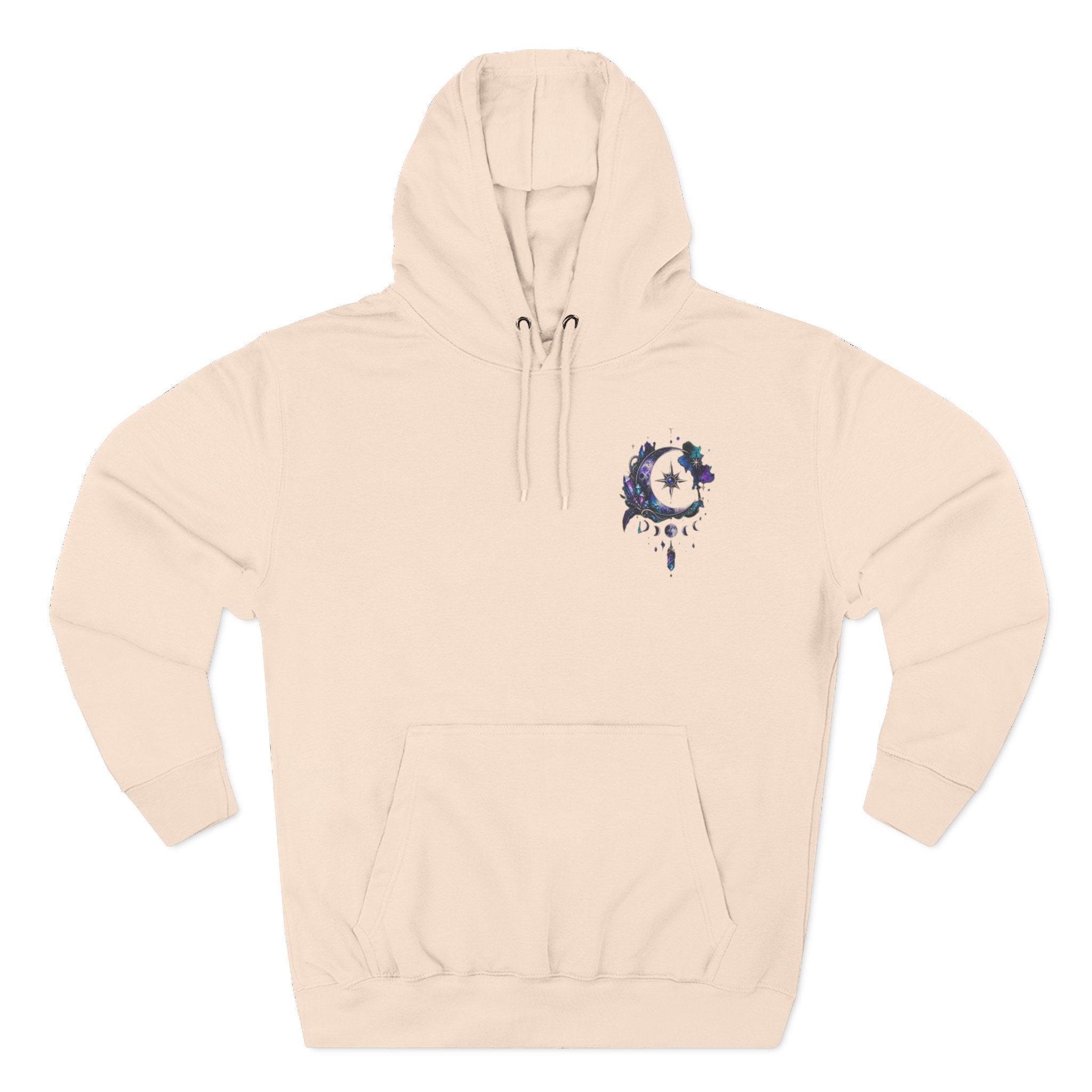 Mystic Moon Hoodie — "Trust the Signs" Celestial Fleece Pullover