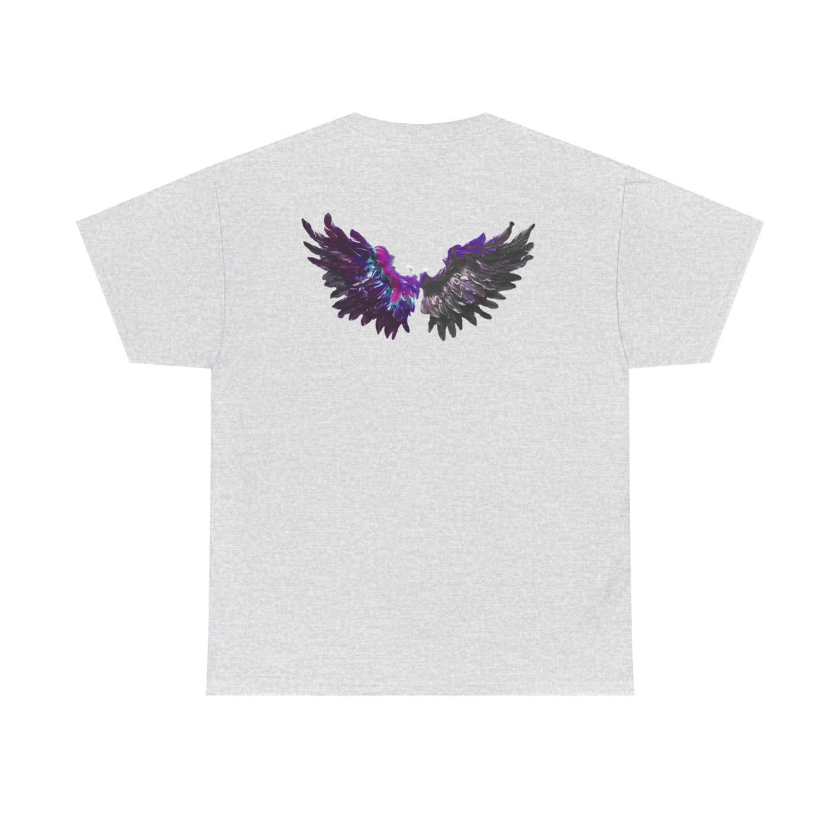 Free Spirit Tee — Purple Galaxy Wings Graphic T-Shirt