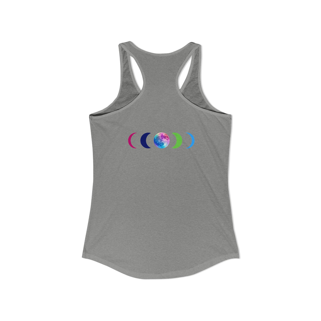 Rainbow Wolf Tank Top | Women's Racerback