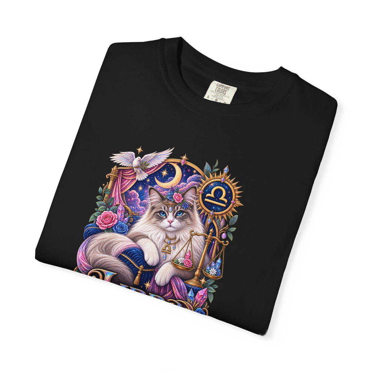 Libra Zodiac T-Shirt — Persian Celestial Scale Astrology Tee