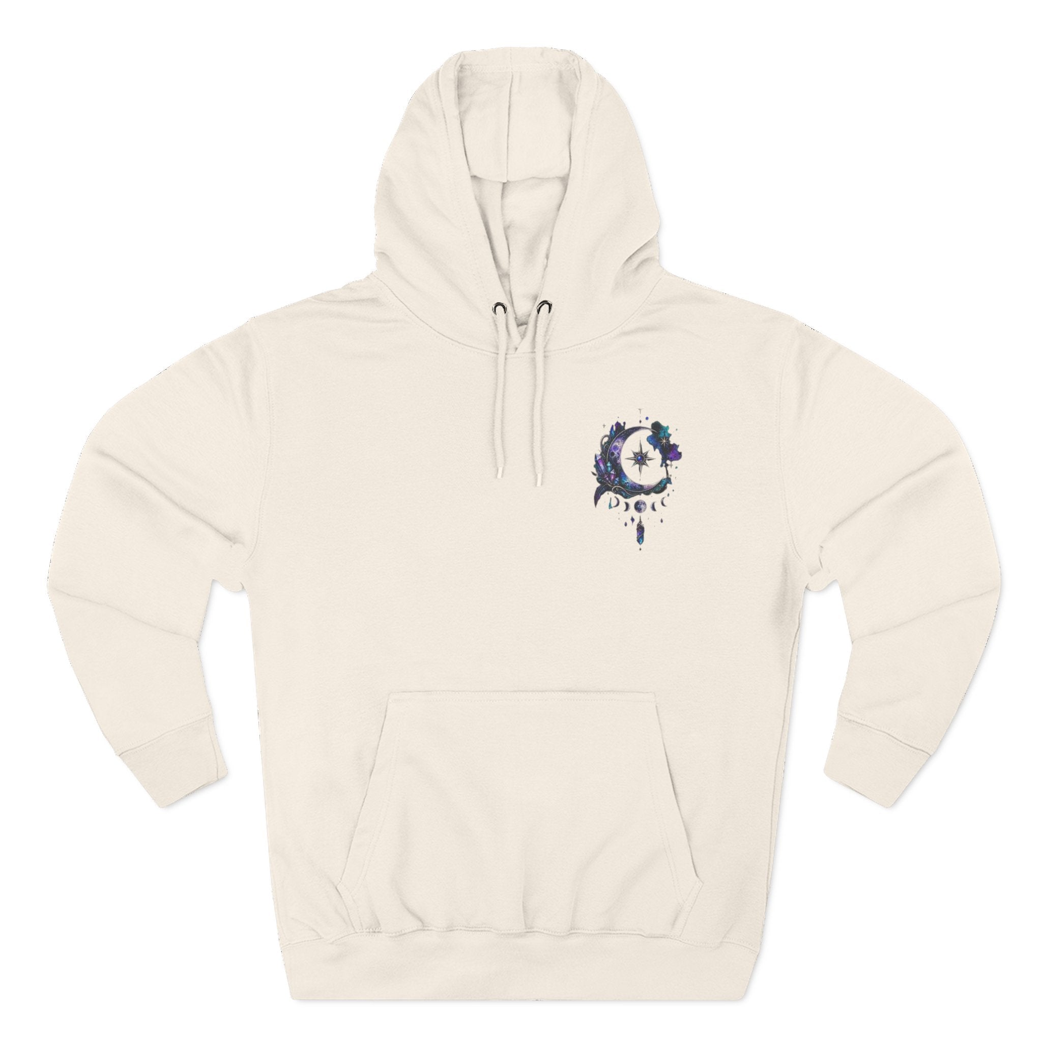 Mystic Moon Hoodie — "Trust the Signs" Celestial Fleece Pullover