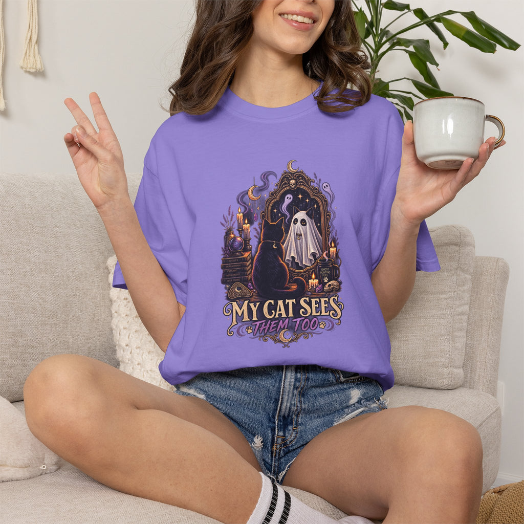 My Cat Sees Ghosts T-Shirt