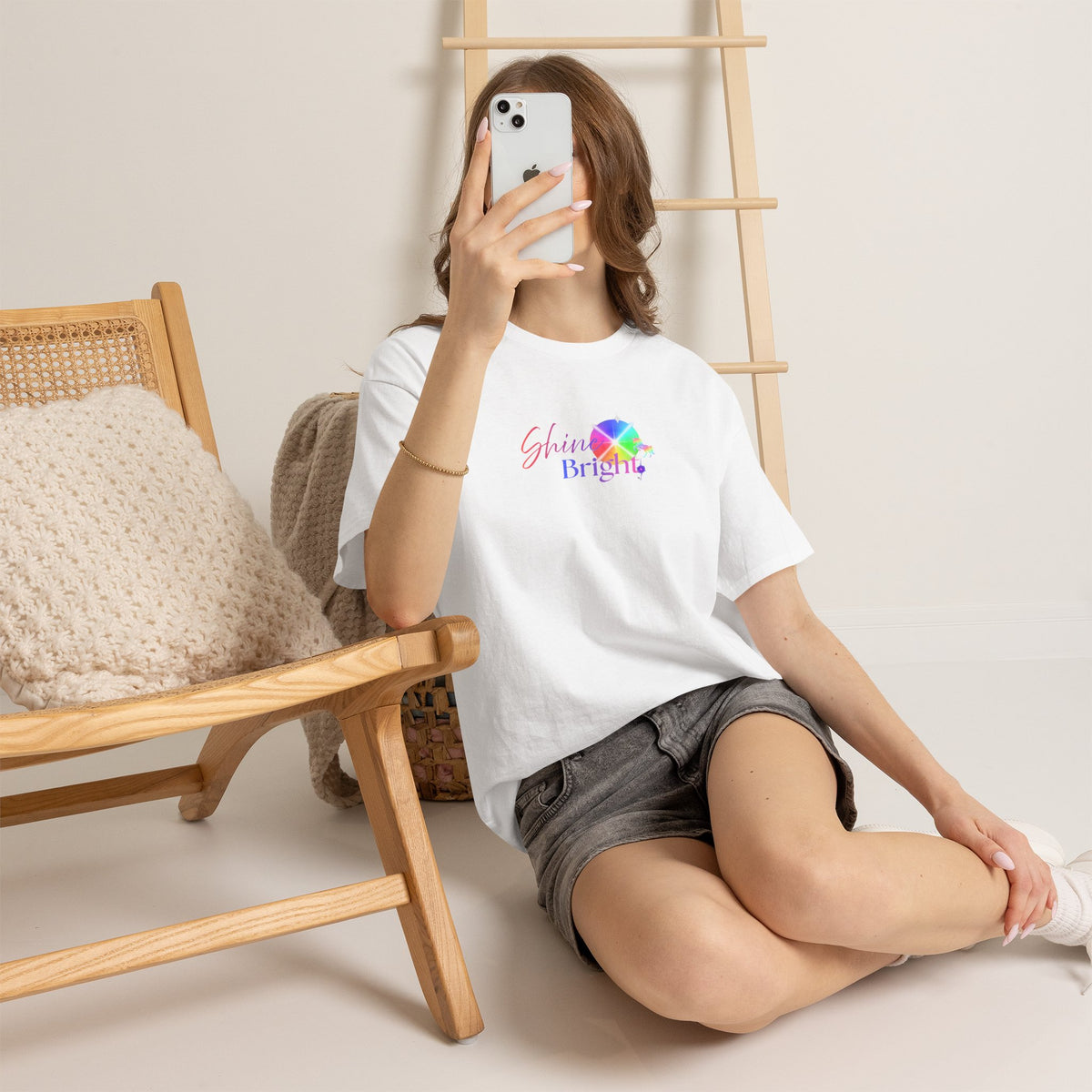 Shine Bright Pastel Graphic Tee
