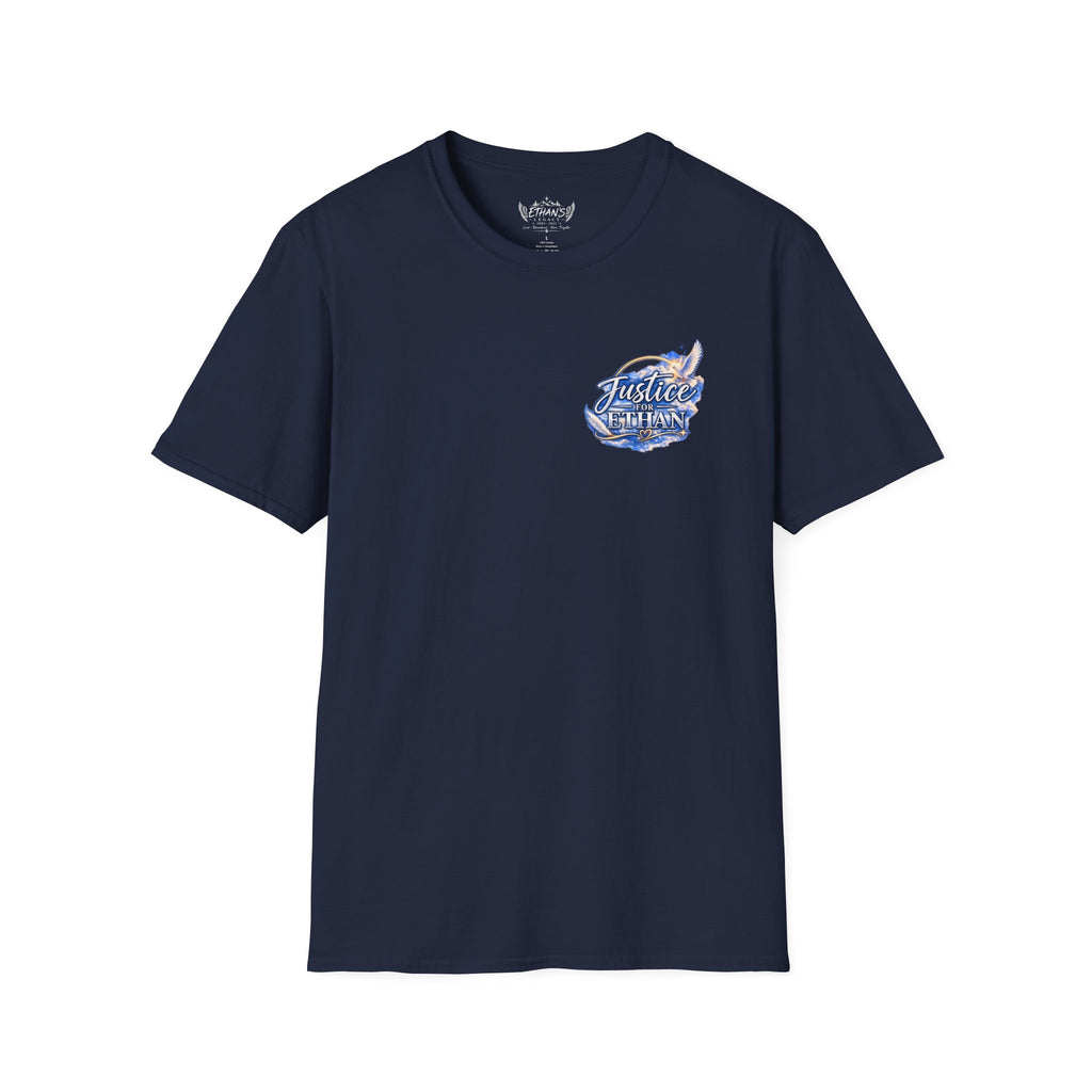 T-Shirt — "Justice for Ethan" " Your story still matters" Memorial Tee ( Angel Wing Edition)