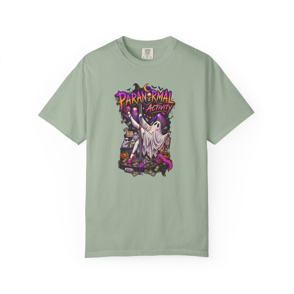 Paranormal Activity Ghost T-Shirt= Halloween ghost tee
