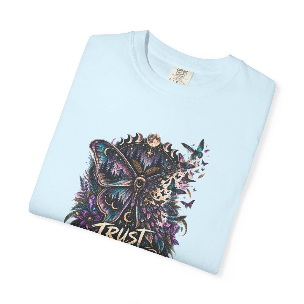 Moth Trust what You feel Empowerment Tee — Mystical Tee