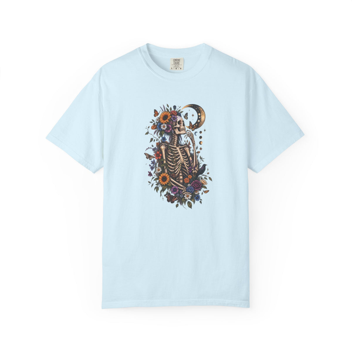 Floral Skeleton T-Shirt — Gothic Floral