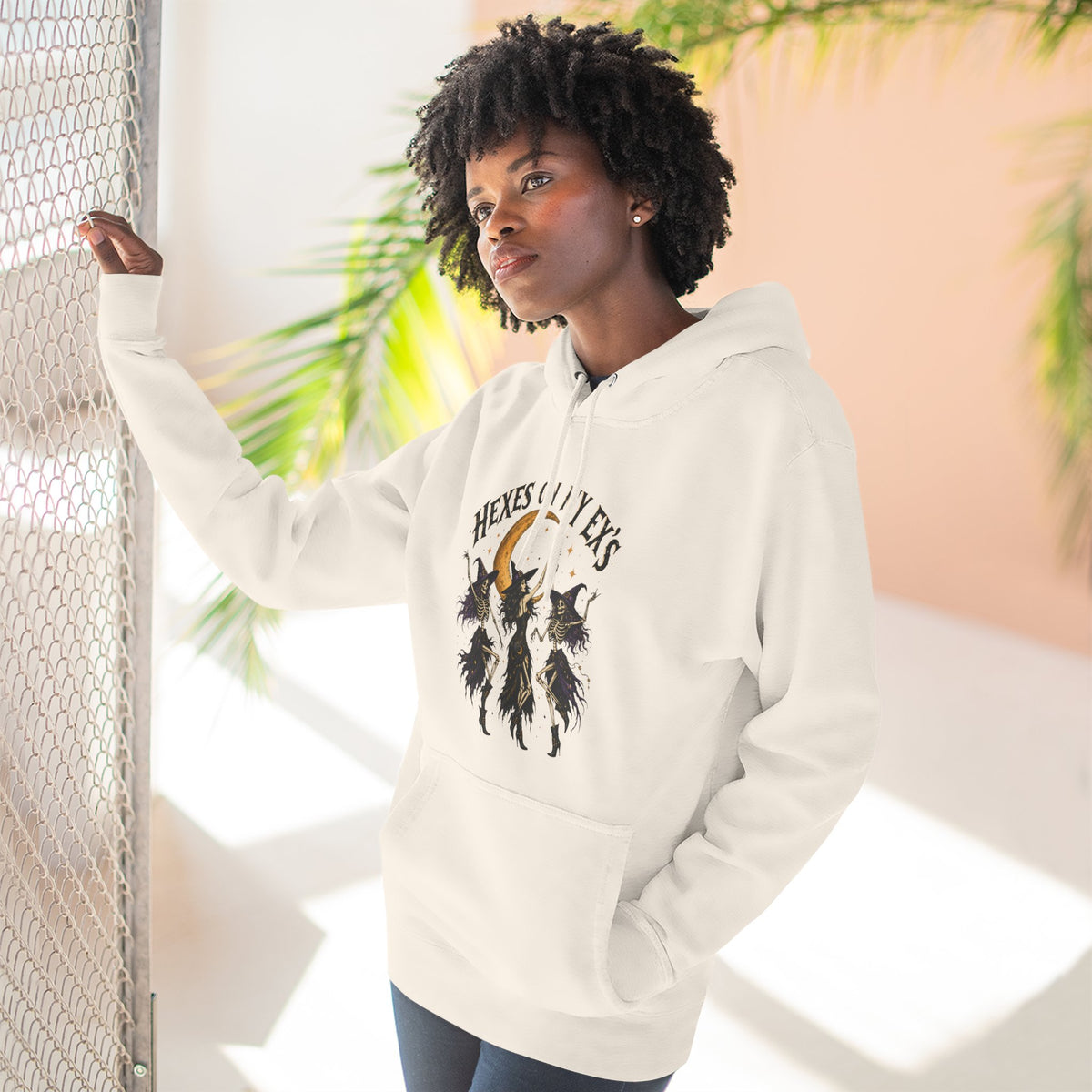 Hexes On My Exes Hoodie — Witchy Witchcraft Graphic Fleece Pullover