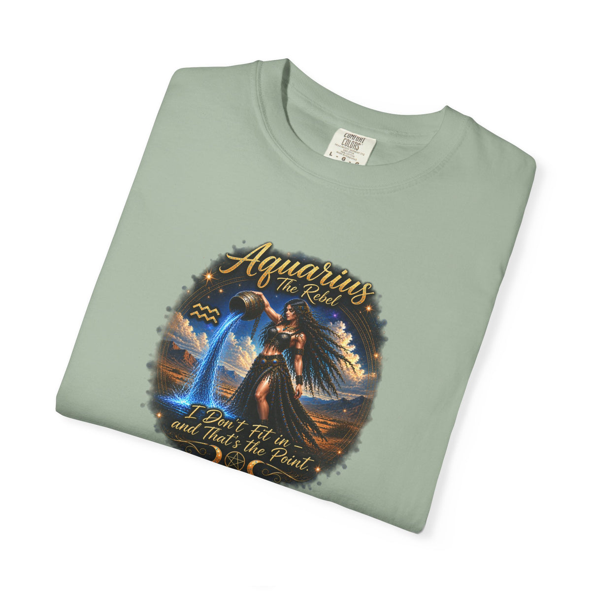 Aquarius "The Rebel" Zodiac T-Shirt – Water Bearer Astrology Tee Zodiac Sign