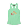 Sunset Hello Gorgeous Ideal Racerback Tank