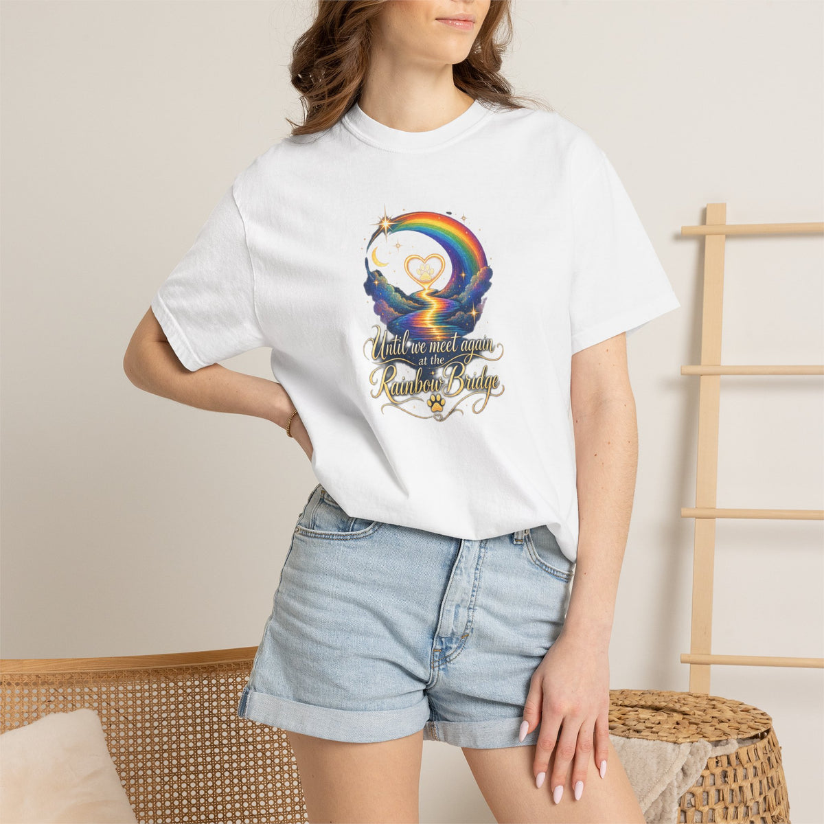 Until we meet again- Rainbow Bridge Memorial tee