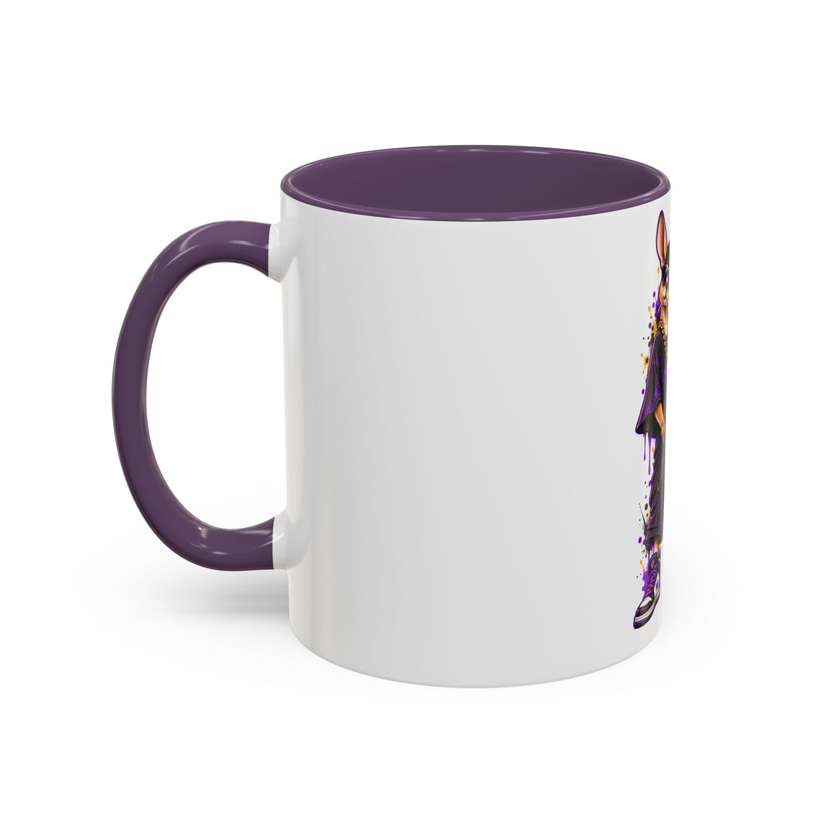 Kangaroo Streetwear Coffee Mug — "FAFO I Have Time" Accent Mug