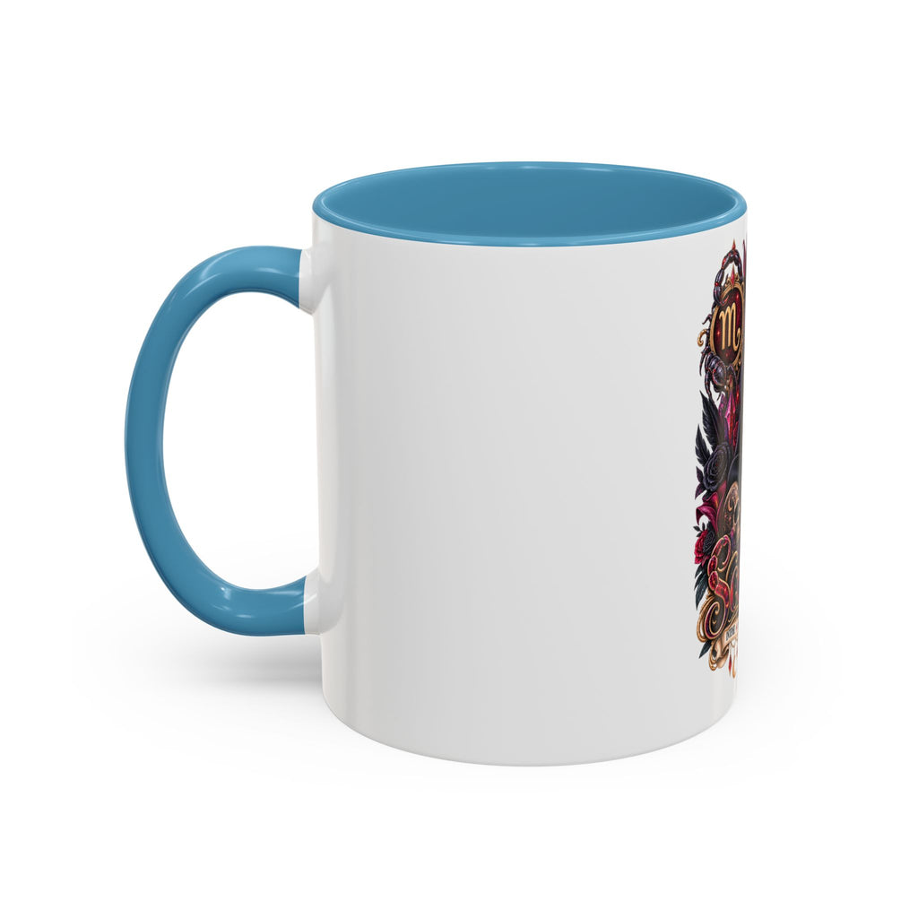 Scorpio Zodiac Black Cat Accent Coffee Mug – Astrology Gift (11oz & 15oz)