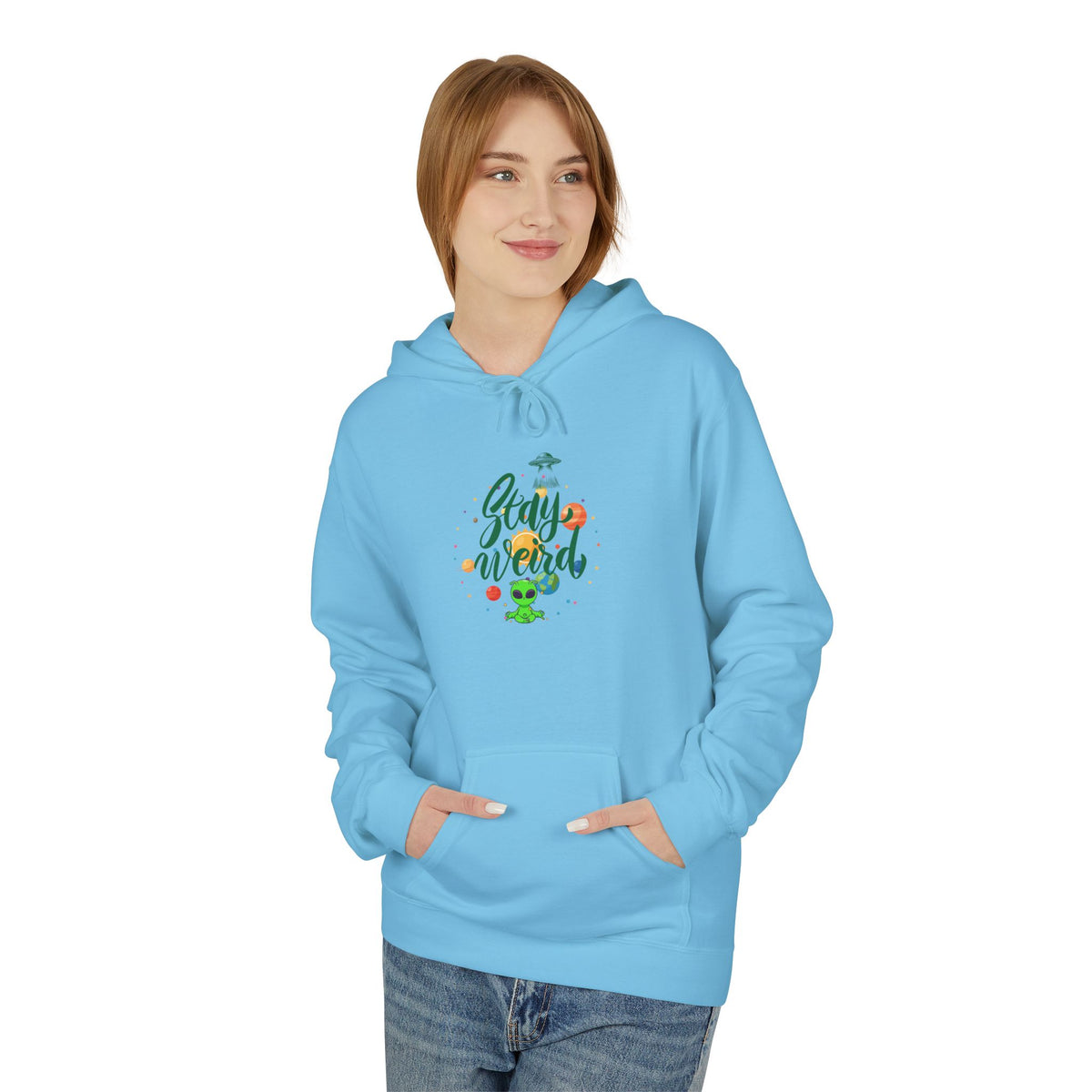 Stay weird Classic Alien Hoodie